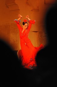 Maroc, Moyen Atlas, Fès, ville impériale, le festival de Musiques Sacrées du Monde, danse et chant Flamenco de la compagnie Belen Maya (Espagne)