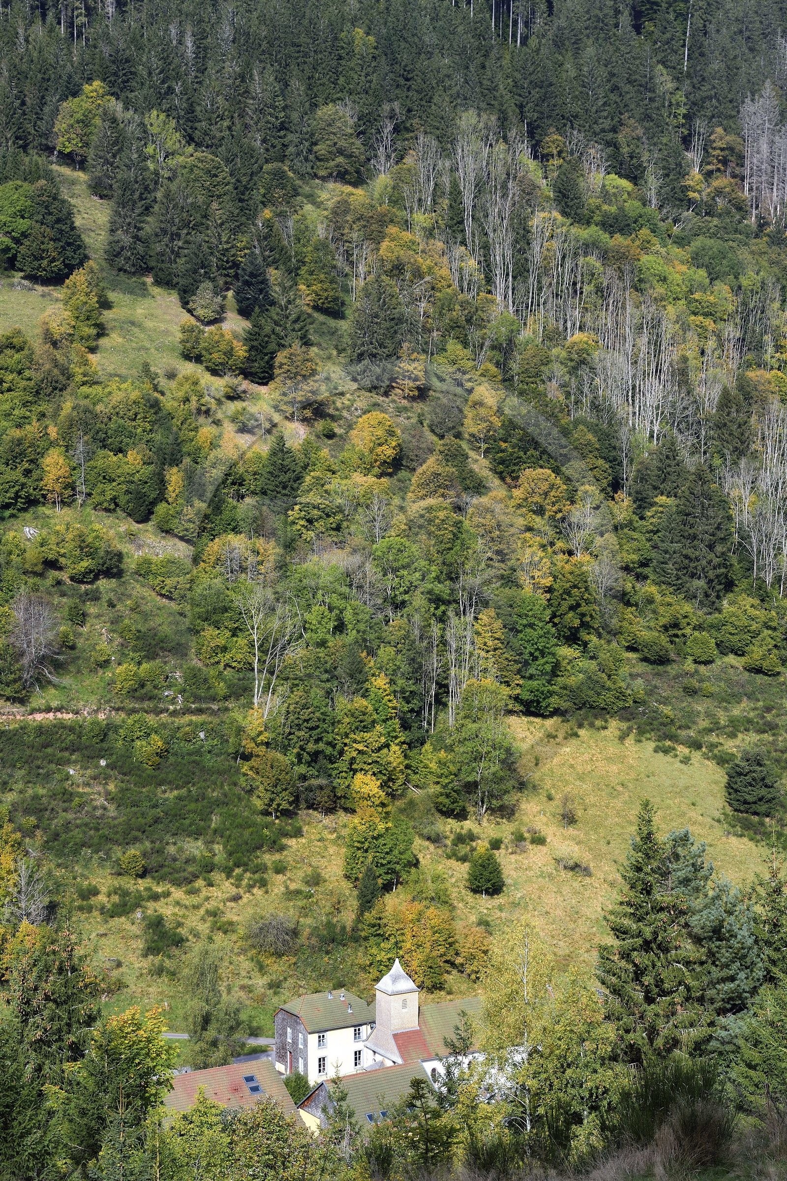 France, Vosges (88), Le Valtin, village de la haute-vallée de la Meurthe