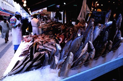 France, Paris, African market on Dejean Street (18 th district)
