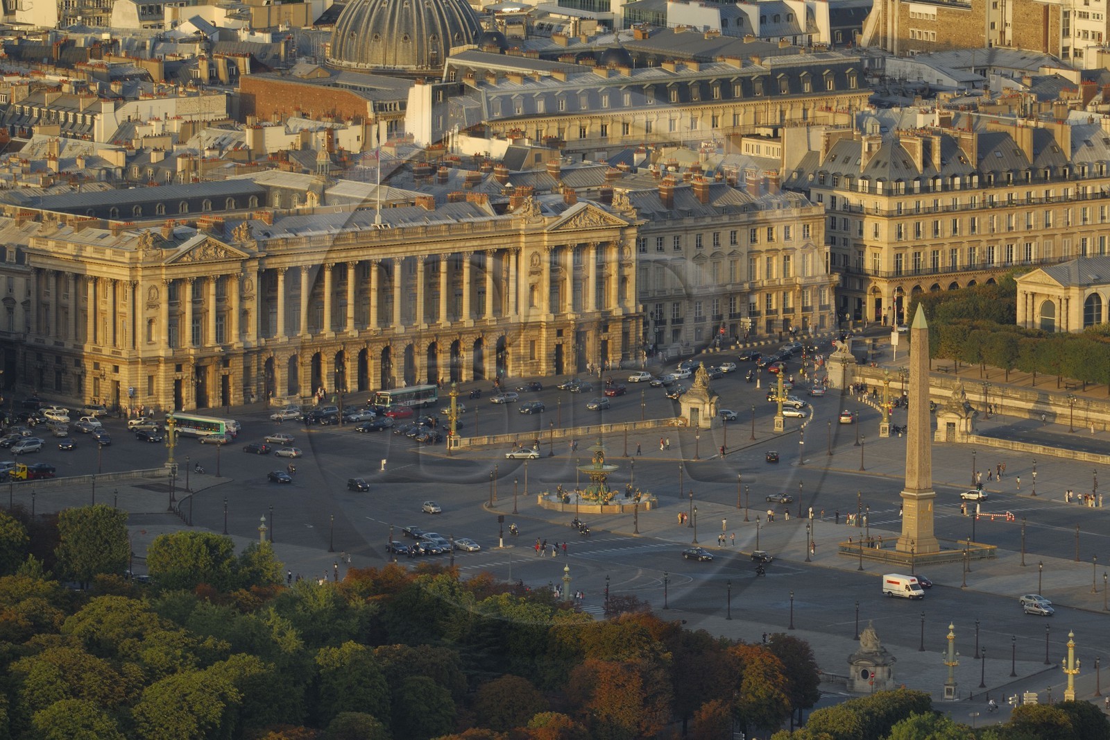 France, Paris (75), la place de la Concorde