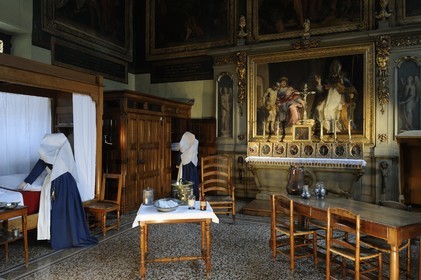France, Côte-d'Or (21), l'Hôtel-Dieu des Hospices de Beaune, salle Saint Hughes