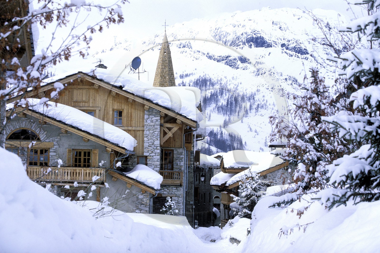 France, Savoie (73), Val d'Isère, le vieux village
