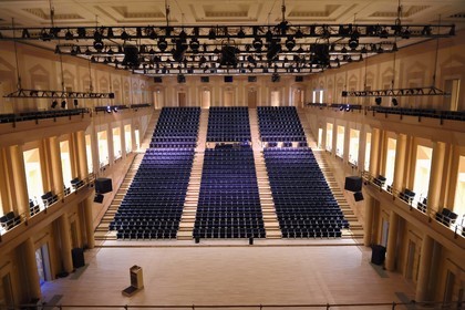 France, Moselle (57), Metz, la salle de spectacle de l'Arsenal réhabilité et réaménagé par l'architecte Ricardo Bofill
