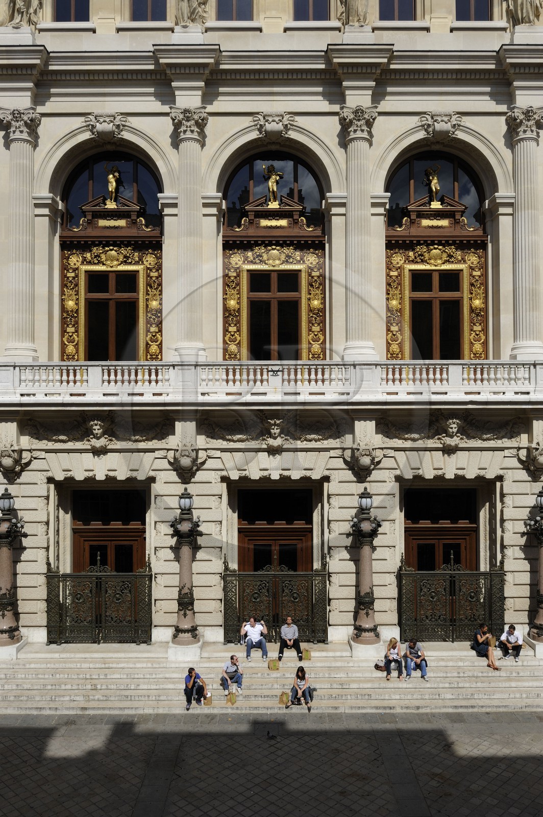 France, Paris (75), Le Théâtre national de l'Opéra-Comique aussi appelé salle Favart située place Boieldieu