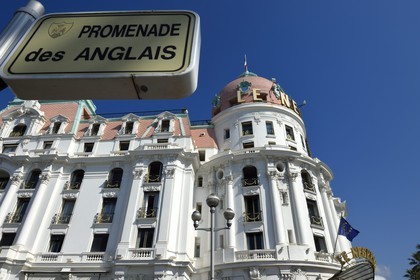 France, Alpes-Maritimes (06), Nice, hotel Negresco sur la Promenade des Anglais