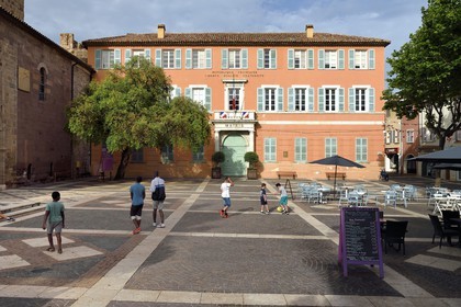 France, Var, Frejus, place Camille Formigé, the city hall
