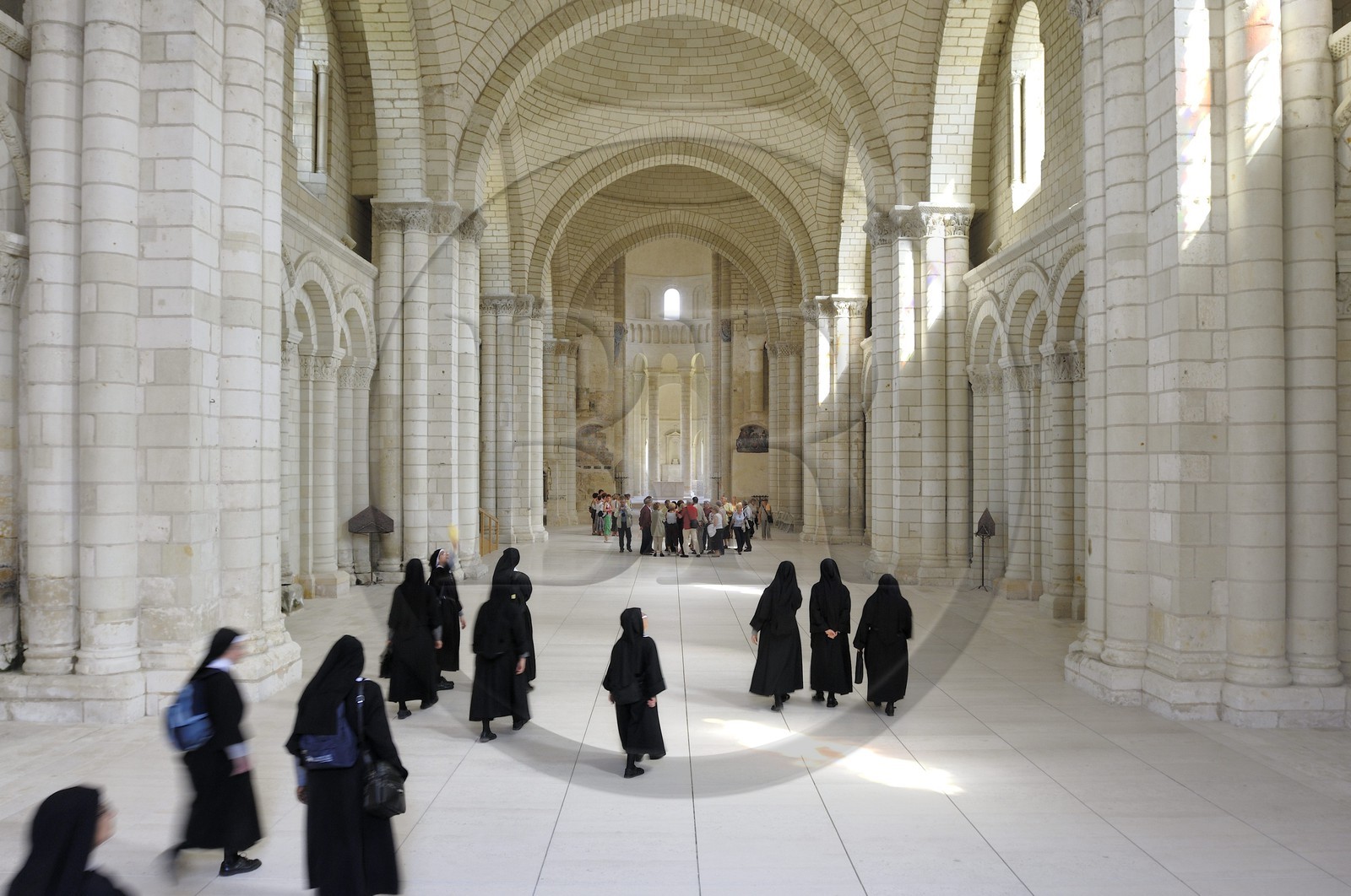France, Maine et Loire, Loire Valley listed as World Heritage by UNESCO, Fontevraud l' Abbaye, Fontevraud Abbey Church