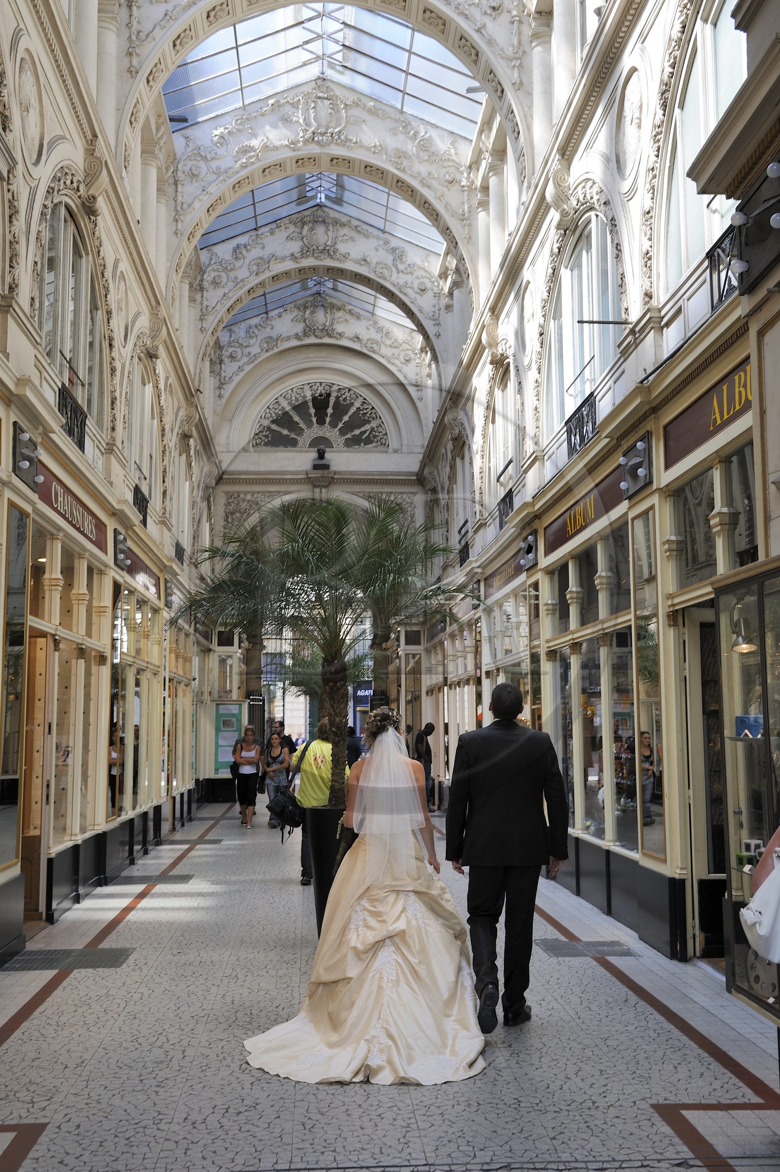 France, Loire-Atlantique (44), Nantes, le passage Pommeraye