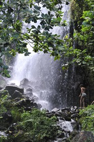 France, île de la Réunion, anse des Cascades, au sud de Piton-Sainte-Rose, classé Patrimoine Mondial de l'UNESCO