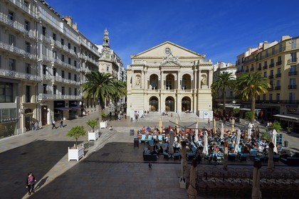 France, Var (83), Toulon, place Victor Hugo, opéra de Toulon, ancien Théâtre municipal