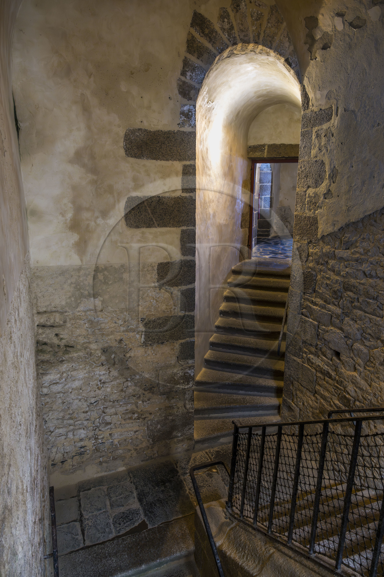 France, Finistère (29), Baie de Morlaix, Plouezoc'h, le chateau du Taureau construit par Vauban au XVIIe siècle