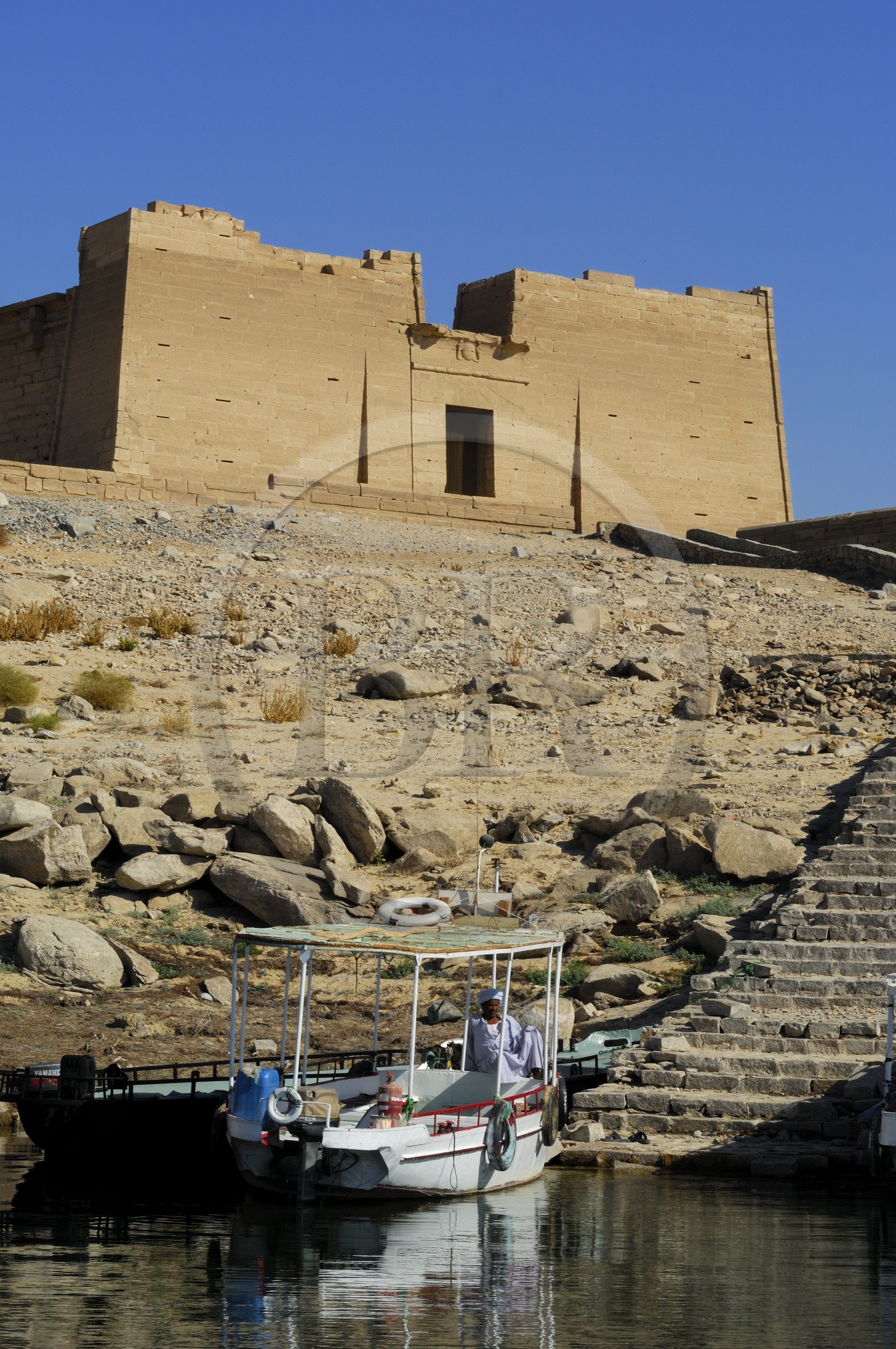 Egypte, Haute Egypte, Nubie, Lac Nasser, temple de Kalabsha