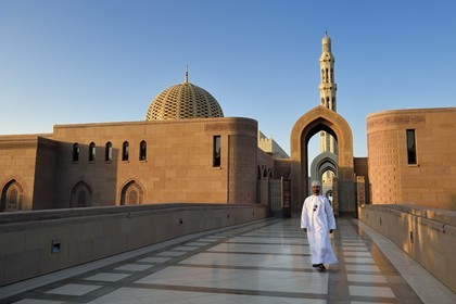 Sultanat d'Oman, Mascate, la Grande Mosquée du Sultan Qaboos (Qabus)