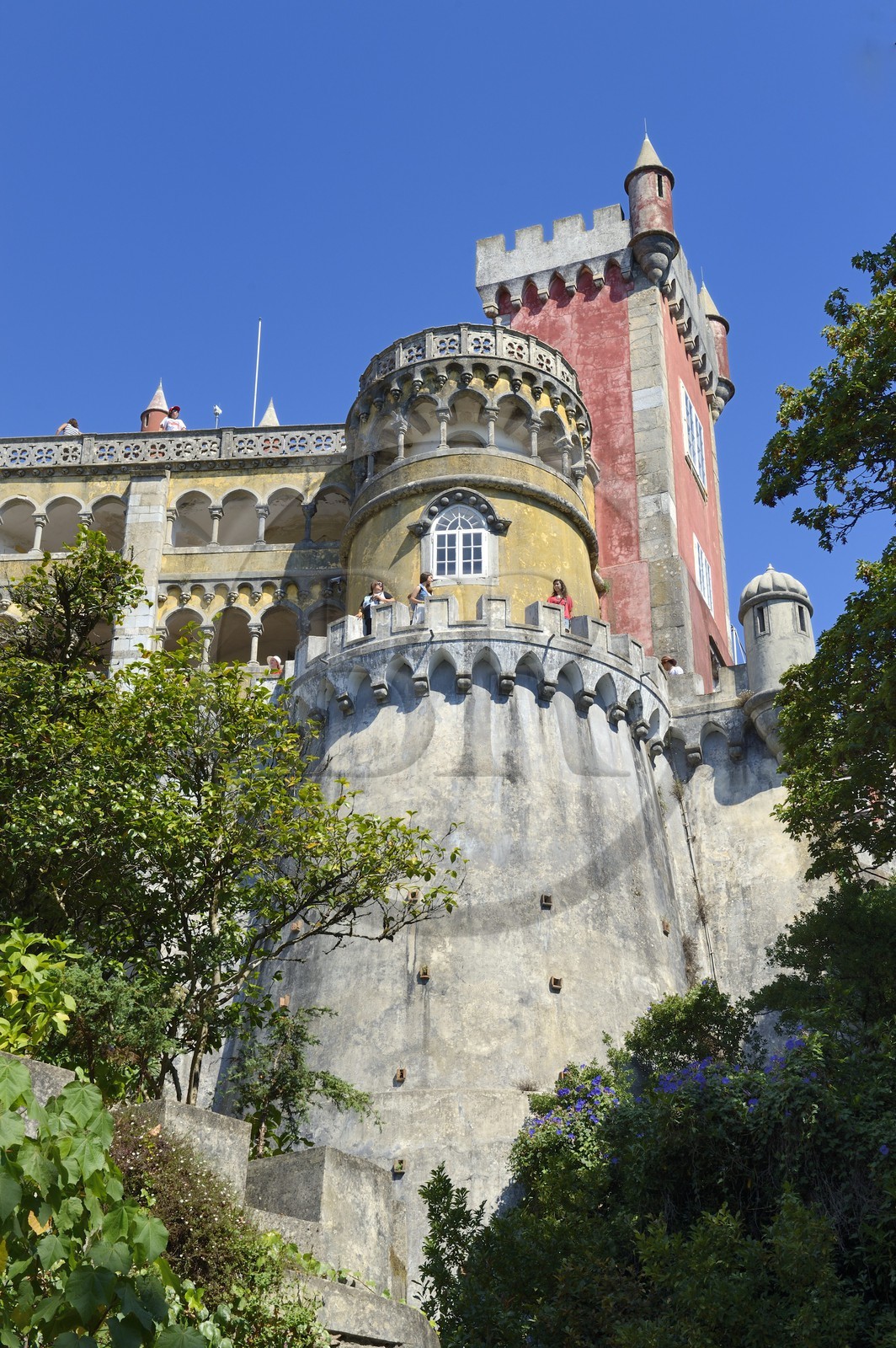 Portugal, région de Lisbonne, Sintra, le Palais national de Pena (Palacio Nacional da Pena), classé Patrimoine Mondial de l'UNESCO