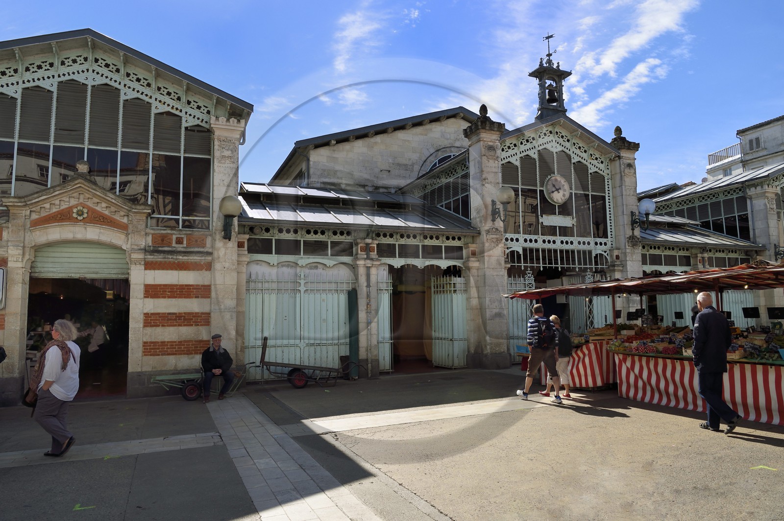 France, Charente-Maritime, La Rochelle, the covered market
