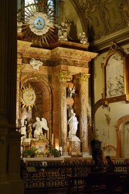 Spain, Andalusia, Malaga, the cathedral, Catedral Basílica de la Encarnacion, Chapel of the Annunciation with the altarpiece of the Incarnation