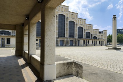 France, Rhône (69), Lyon, salles de concerts halle Tony Garnier de l'architecte Tony Garnier