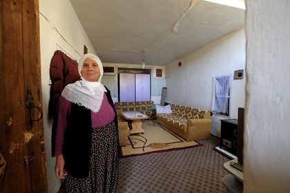 Turquie, Anatolie Centrale, province de Nevsehir, Cappadoce classée Patrimoine Mondial de l'UNESCO, Ürgüp, anciennes maisons troglodytiques