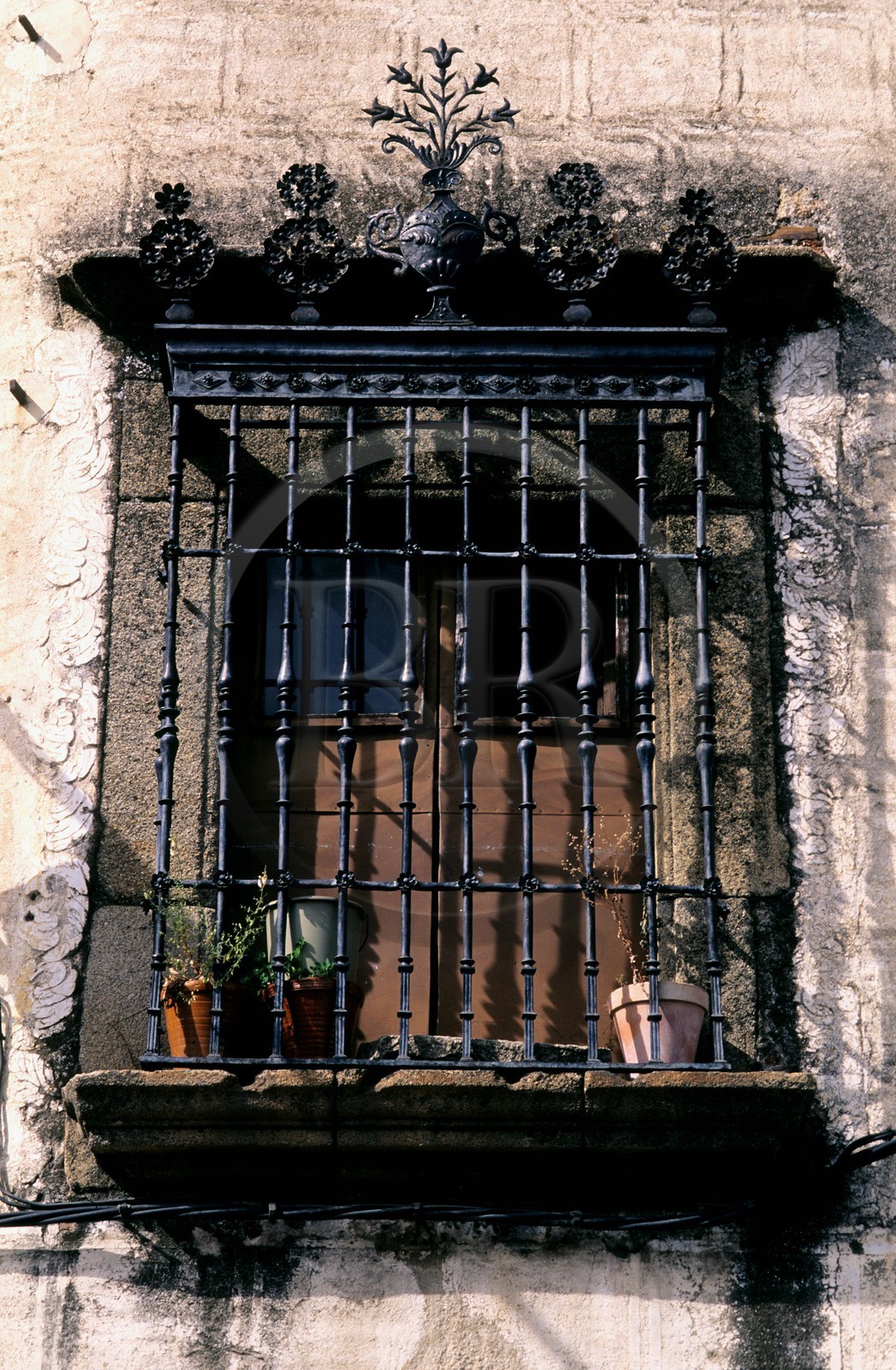 Spain, Estremadura, Plasencia, a typical window