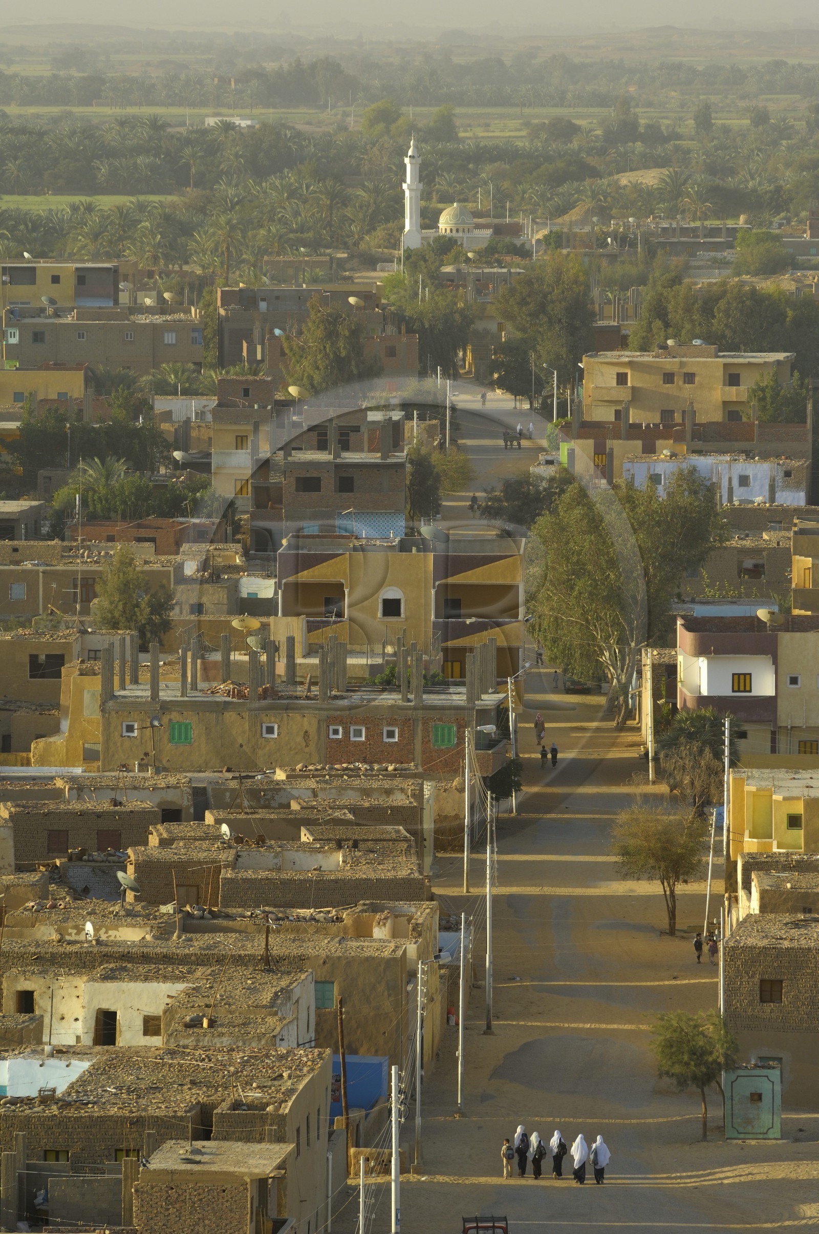 Egypt, Upper Egypt, Libyan Desert, Dakhla Oasis, village of Al-Qasr