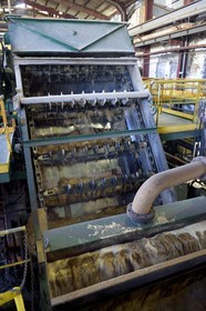 France, Reunion island (French overseas department), Saint-Louis, Le Gol sugar factory, sugar cane juice extraction