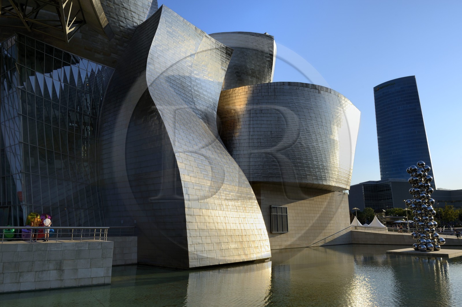 Espagne, Biscaye, Pays Basque espagnol, Bilbao, le musée Guggenheim  de l'architecte Frank Gehry