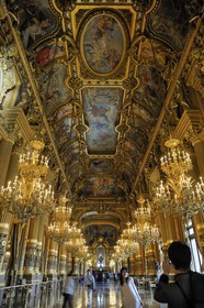 France, Paris (75), l'Opéra Garnier, le Grand Foyer