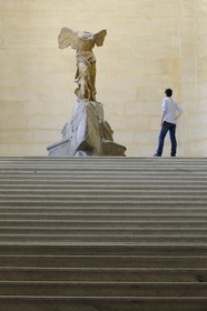 France, Paris (75), Musée du Louvre, la Victoire de Samothrace