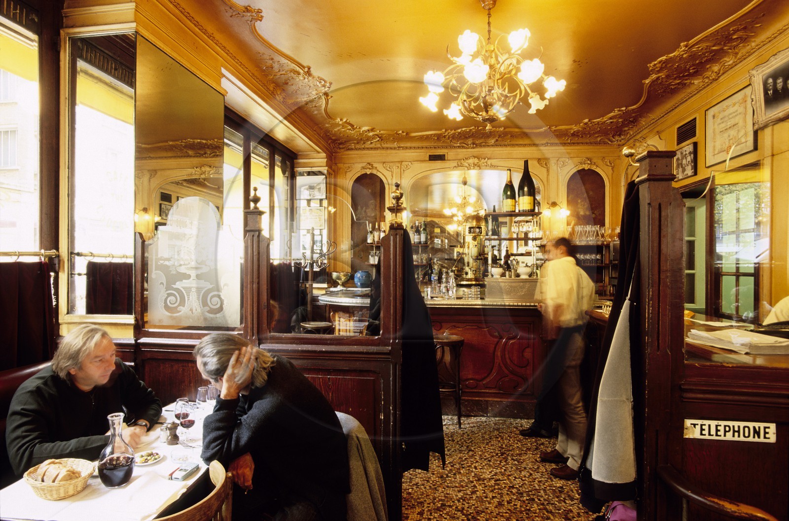 France, Paris, retro restaurant, Le Square Trousseau at Antoine Vollon Street (12th district)