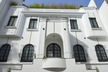 Morocco, Casablanca, Art Deco villa at 5 rue du Docteur Veyre