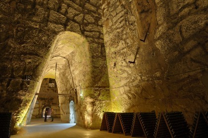 France, Marne (51), Reims le champagne, les caves du Domaine Pommery