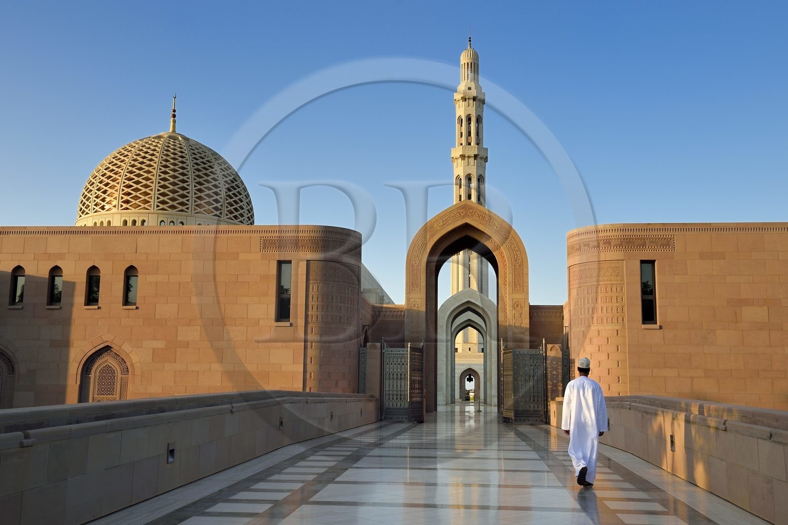Sultanat d'Oman, Mascate, la Grande Mosquée du Sultan Qaboos (Qabus)