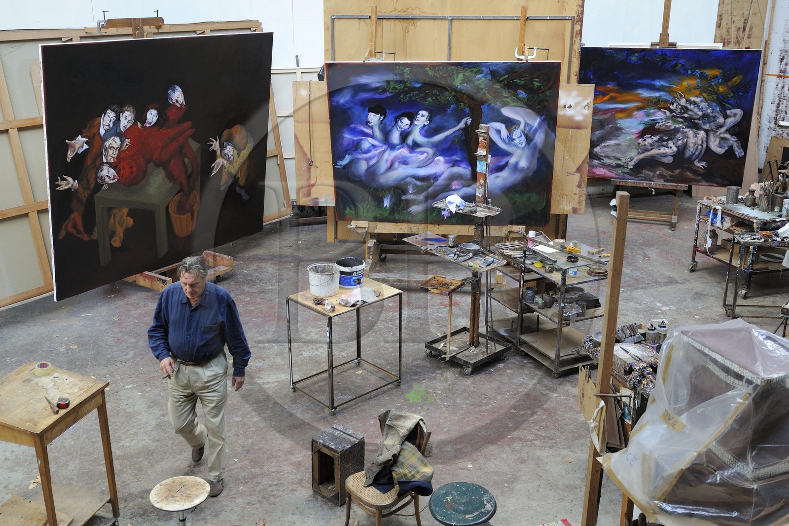 France, Eure (27), Marcilly sur Eure, Gérard Garouste