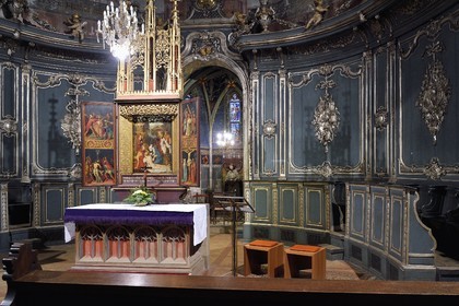 France, Bas-Rhin (67), Strasbourg, vieille ville classée au Patrimoine Mondial de l'UNESCO, église protestante Saint-Pierre-le-Jeune