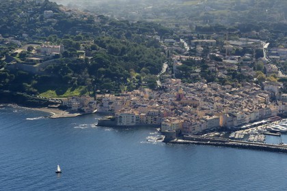 France, Var, Saint-Tropez, (aerial view)