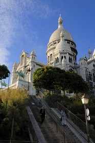 France, Paris (75), le Sacré Coeur sur la Butte Montmartre