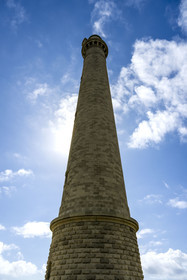 France, Finistère (29), Pays des Abers, Ile Vierge dans l'archipel de Lilia, le phare de l'Ile Vierge, le plus haut phare d'Europe avec 82,5 mètres
