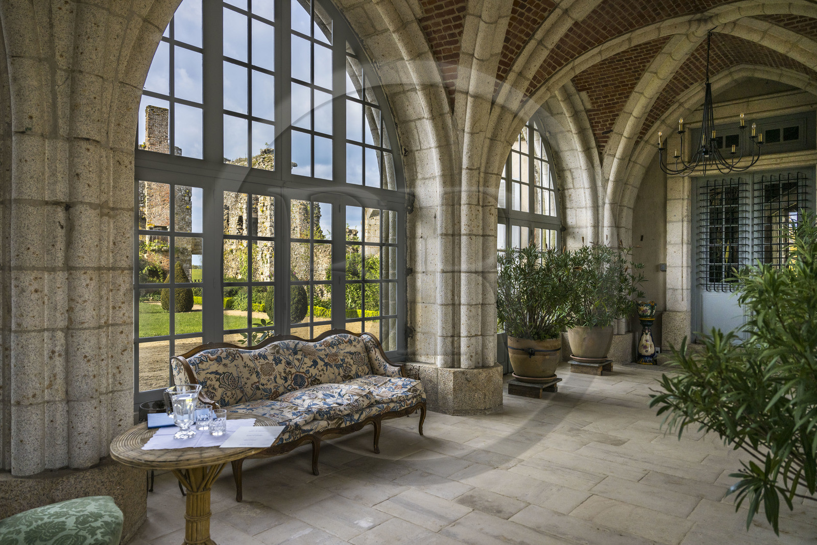 France, Vendée (85), Sèvremont, le chateau de la Flocellière, gite et chambre d'hotes