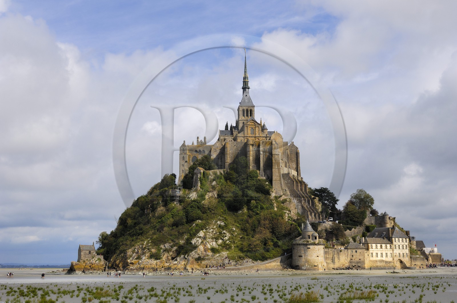 France, Manche (50), Baie du Mont-Saint-Michel, classée Patrimoine Mondial de l'UNESCO, le Mont-Saint-Michel