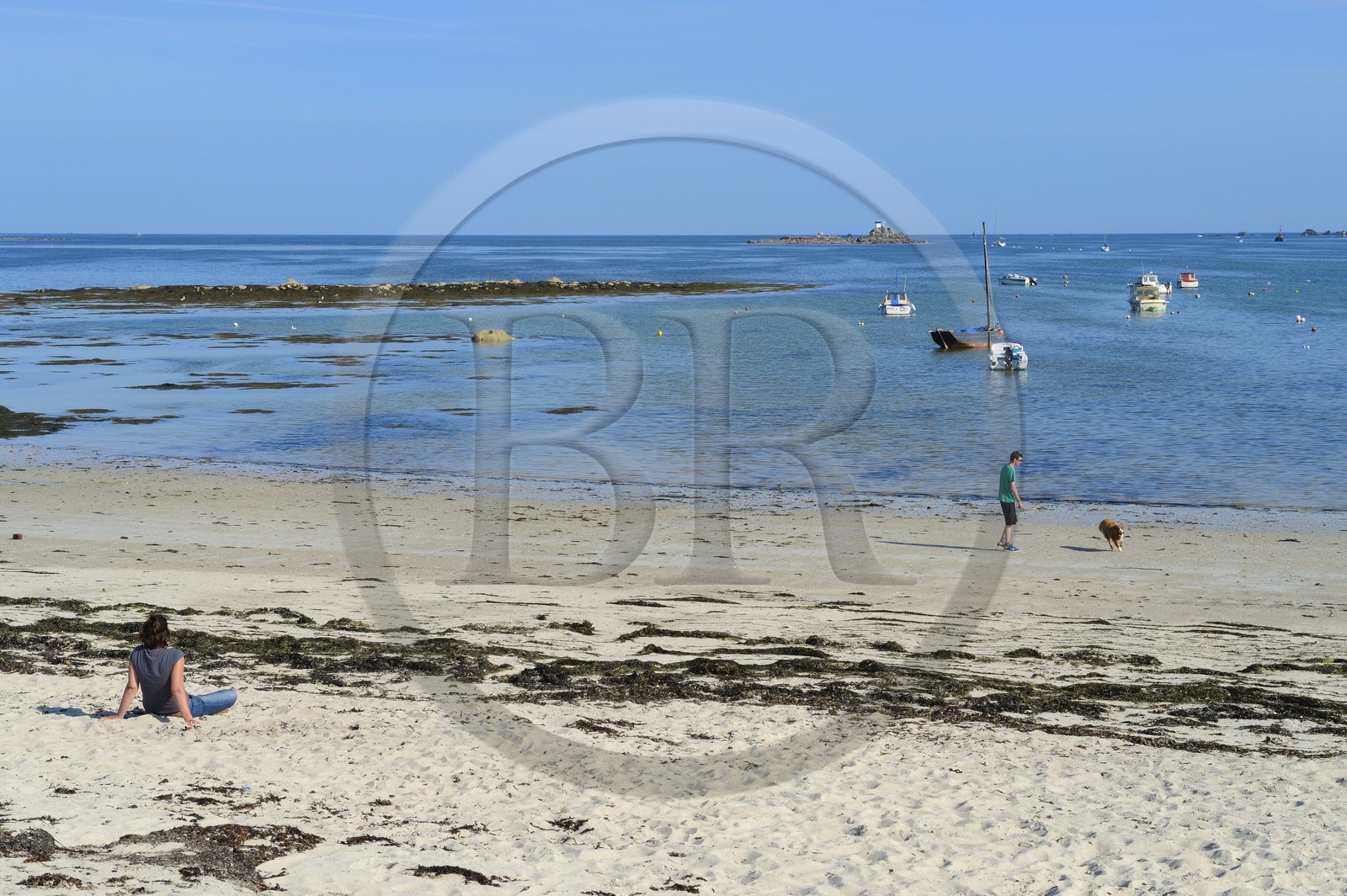 France, Finistère (29), plage de la Pointe de Penmarch