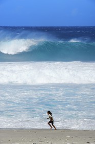 France, île de la Réunion, la côte sud, plage de Grand-Anse