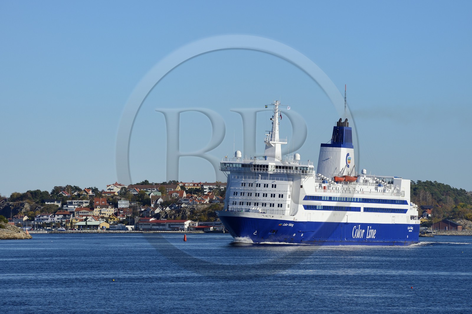 Sweden, Västra Götaland, Stromstad, ferry from the Color Line