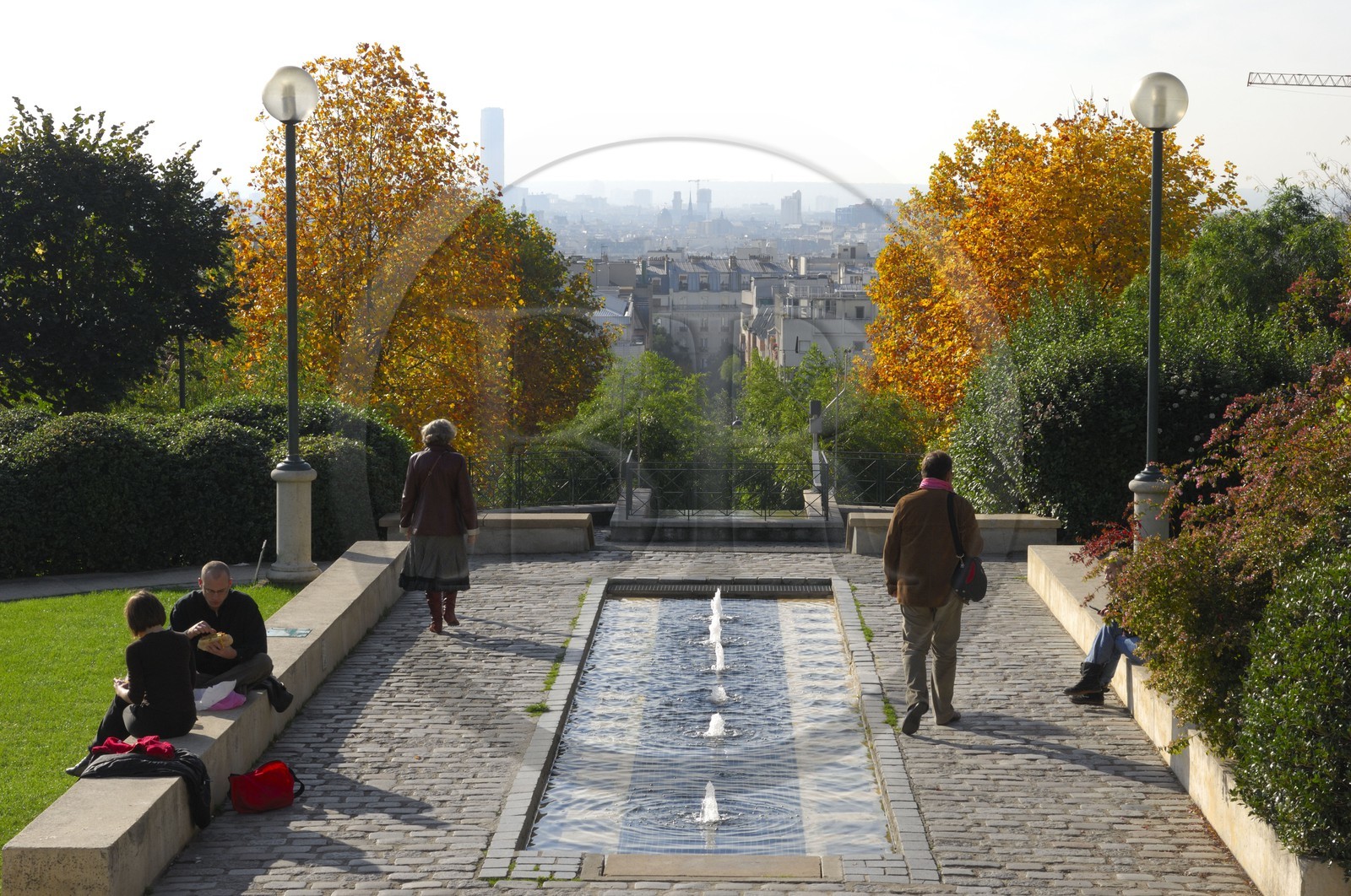 France, Paris (75), le Parc de Belleville