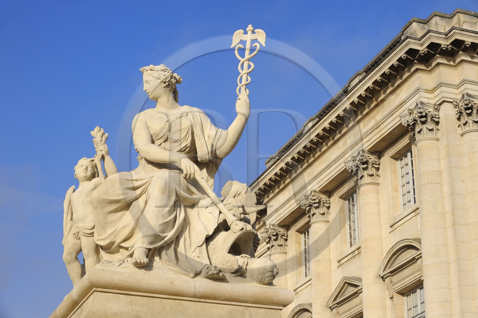 France, Yvelines, Chateau de Versailles, listed as World Heritage by UNESCO, The Peace statue by Jean Baptiste Tuby