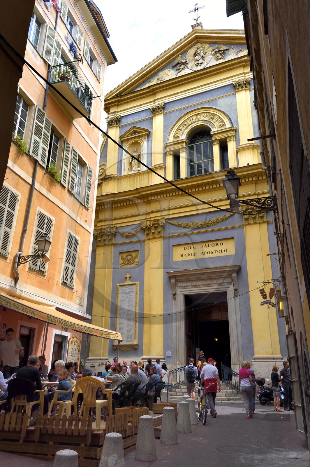 France, Alpes-Maritimes (06), Nice, quartier du Vieux Nice, L'église Saint-Jacques-le-Majeur dite aussi église du Gesù