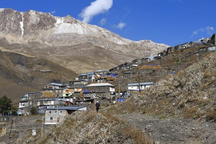 Azerbaïdjan, région de Quba (Guba), chaine de montagne du Grand Caucase, village de Khinalug (Xinaliq)