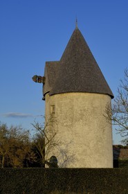 France, Charente-Maritime (17), Ile d'Oléron, Saint-Pierre-d'Oléron, le vieux moulin