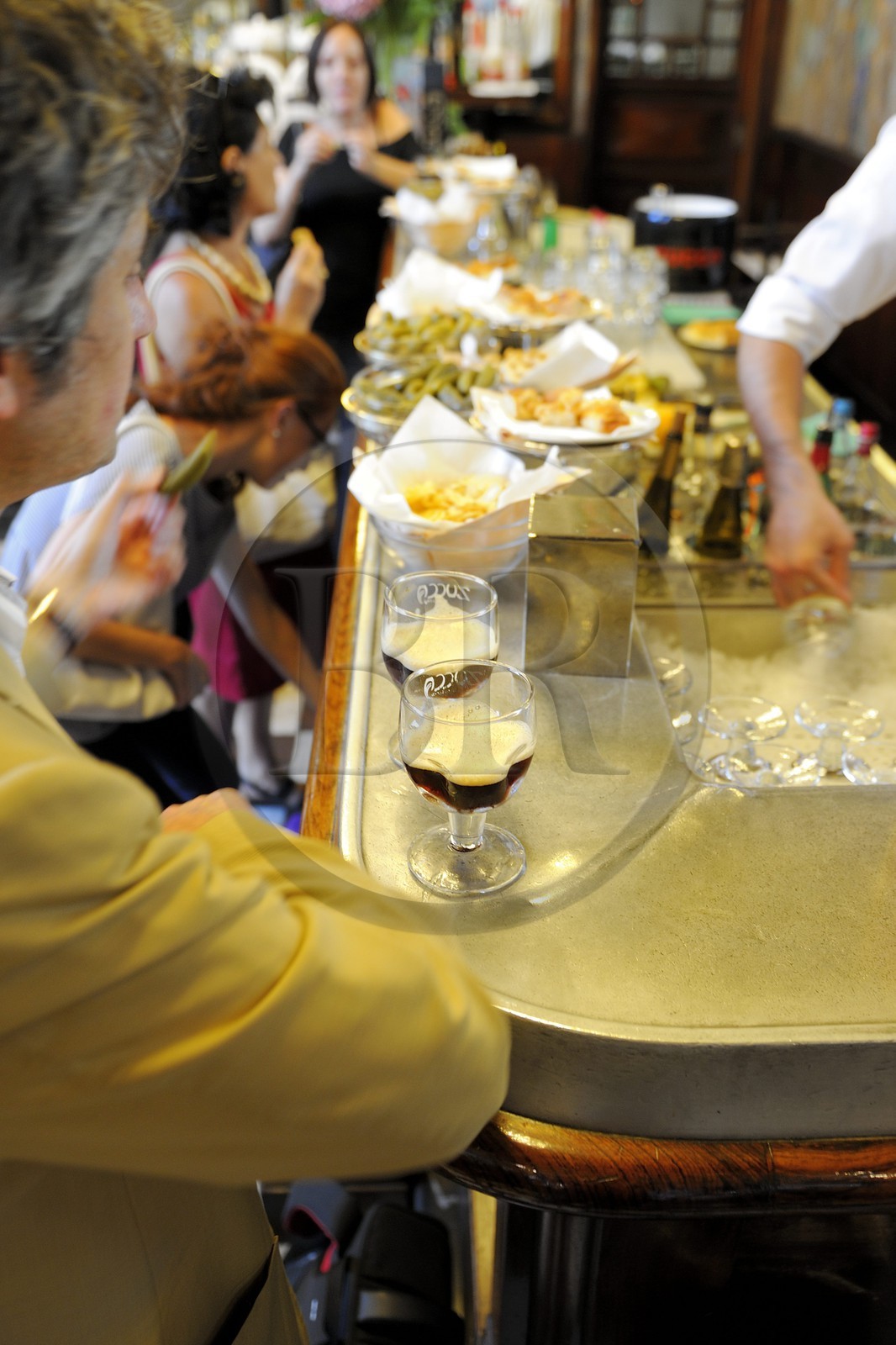 Italy, Lombardy, Milan, Zucca Galleria is the oldest bitter bar in Milan opened in 1867 at the entrance of the Galleria Vittorio Emanuele II