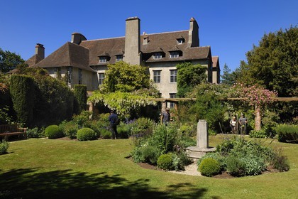 France, Seine-Maritime (76), Varengeville-sur-Mer, manoir du domaine Le Bois des Moutiers