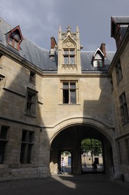 France, Paris, hôtel de Sens, head office .of the Forney Library in the Marais District